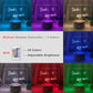 3D LED Natlampe med 7 eller 16 Farver og Fjernbetjening - FoxBox