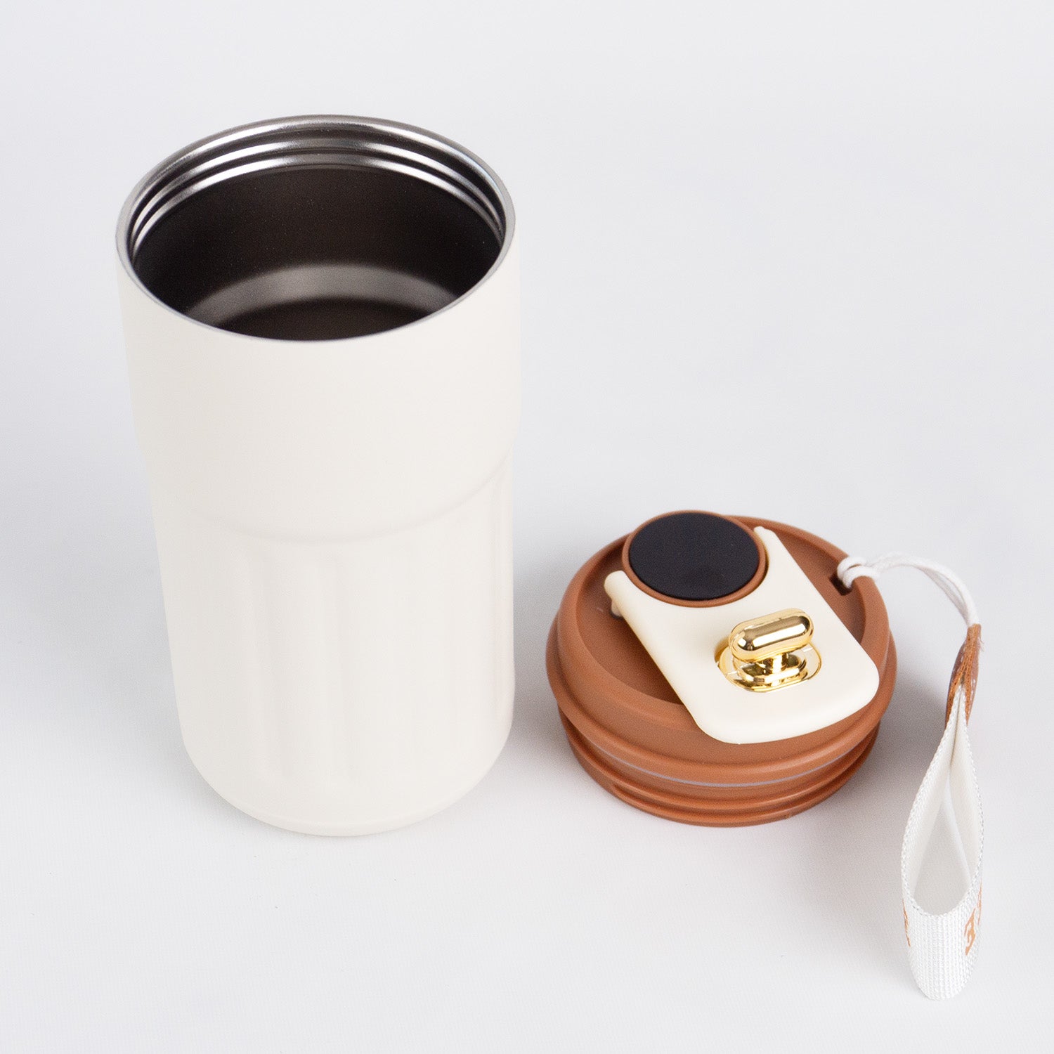50ML Smart Rejse Kaffe Krus – LED Temperatur Display, Termoskrus i Rustfrit Stål, Isoleret Termoflaske, Bærbar Vakuumflaske - FoxBox