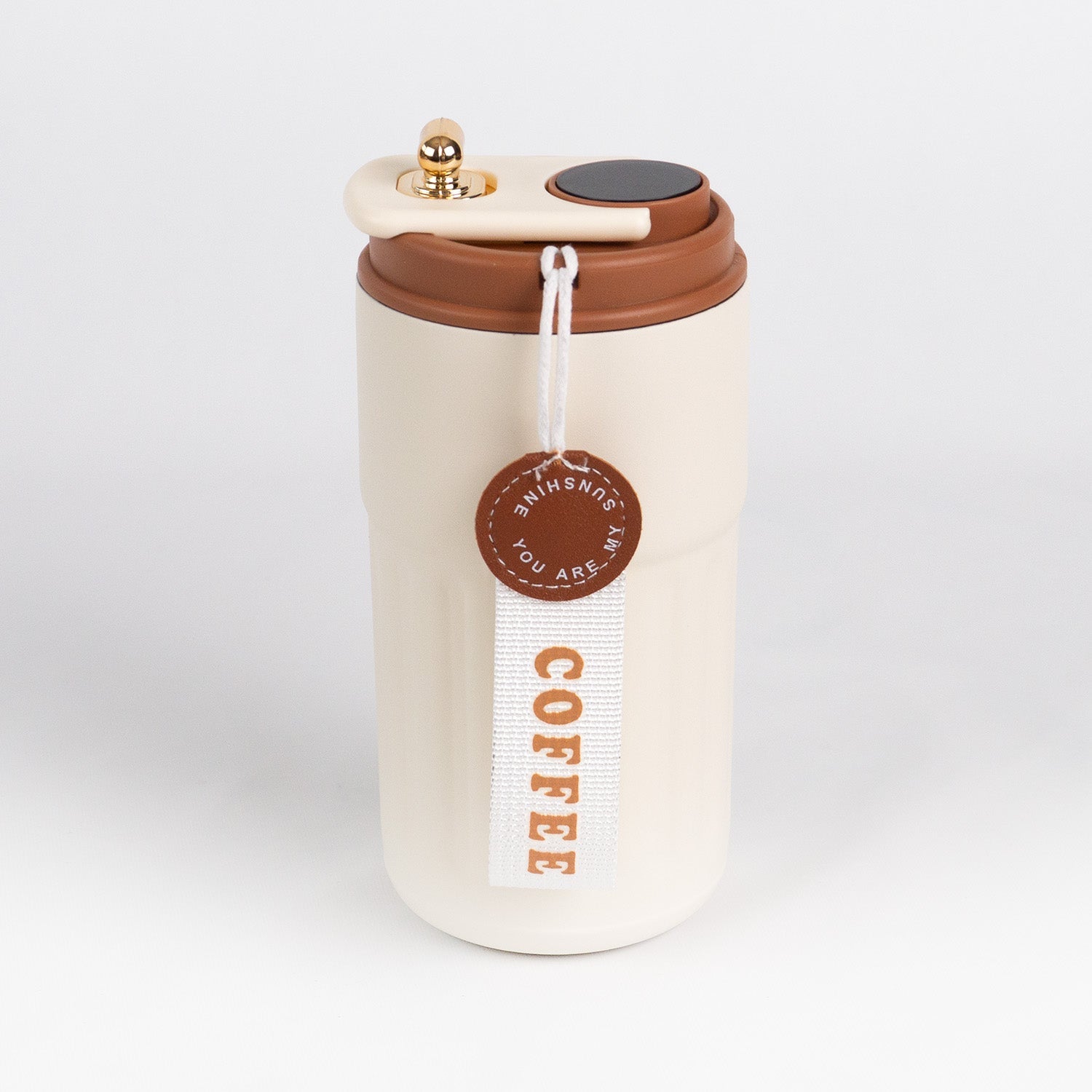 50ML Smart Rejse Kaffe Krus – LED Temperatur Display, Termoskrus i Rustfrit Stål, Isoleret Termoflaske, Bærbar Vakuumflaske - FoxBox