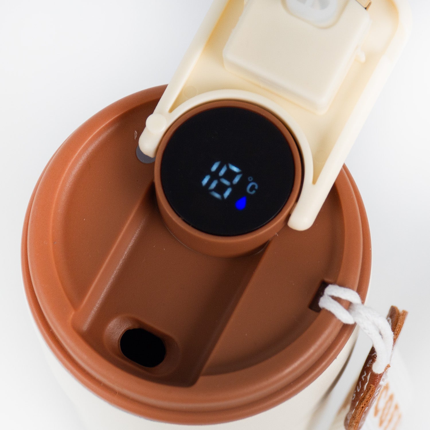 50ML Smart Rejse Kaffe Krus – LED Temperatur Display, Termoskrus i Rustfrit Stål, Isoleret Termoflaske, Bærbar Vakuumflaske - FoxBox