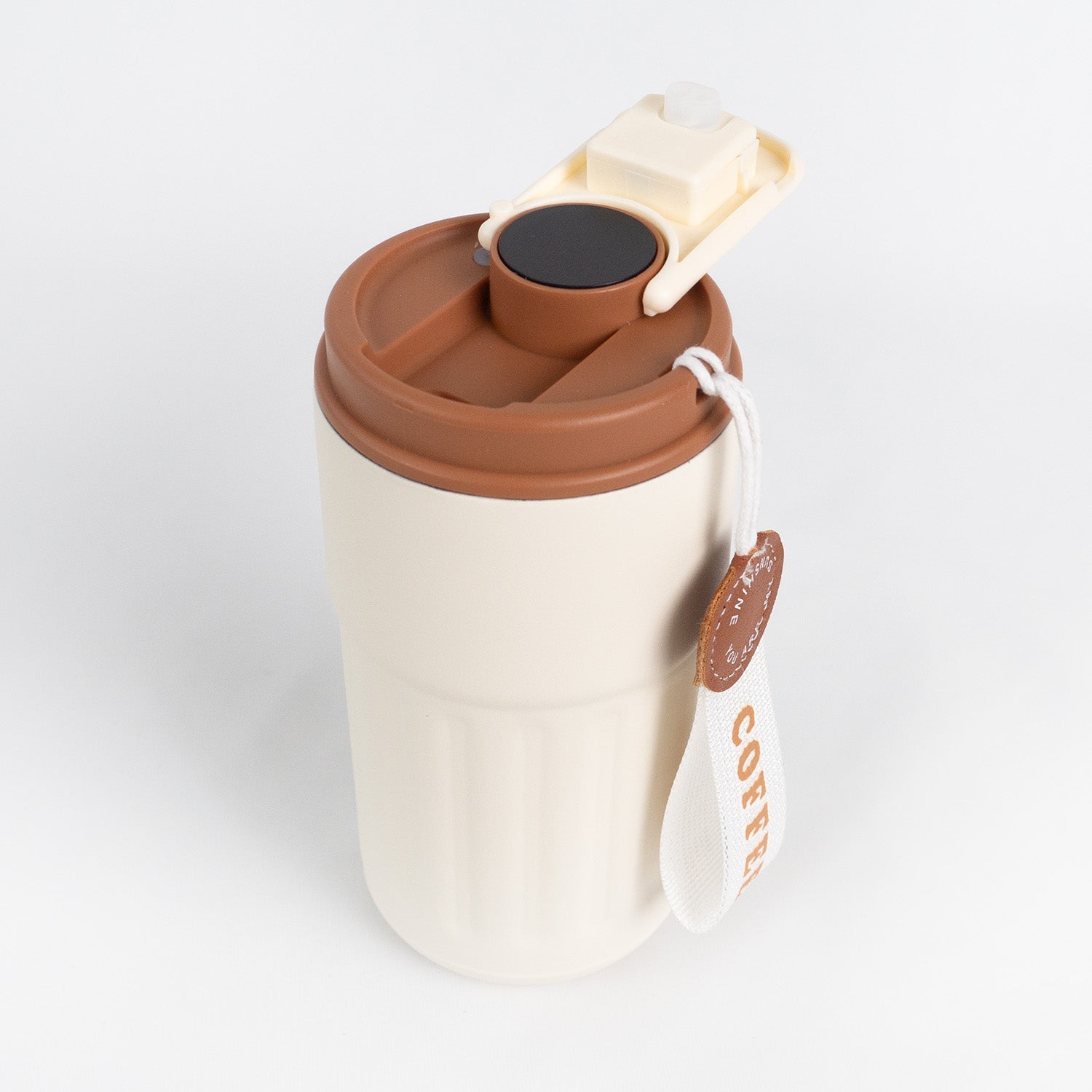 50ML Smart Rejse Kaffe Krus – LED Temperatur Display, Termoskrus i Rustfrit Stål, Isoleret Termoflaske, Bærbar Vakuumflaske - FoxBox