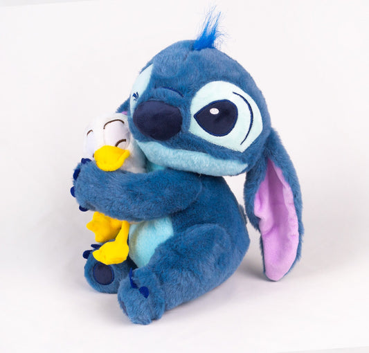 Disney Kawaii Stitch Lilo + Cute Duck 30cm Sødt legetøj - FoxBox