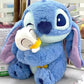Disney Kawaii Stitch Lilo + Cute Duck 30cm Sødt legetøj - FoxBox