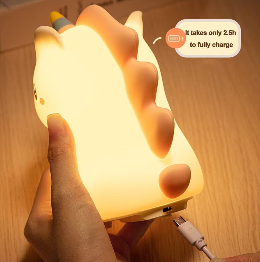 Enhjørning LED Natlampe – Sødt Design til Børneværelset - FoxBox