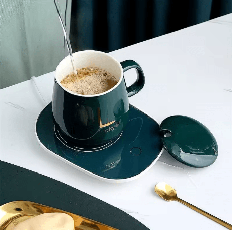 Gift Box Ceramic Cup with Spoon and Storage Bag - FoxBox