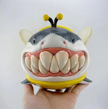 Hvalhaj Monster Dekoration – Kreativt Havdyr Ornament til Hjemmet og Haven - FoxBox