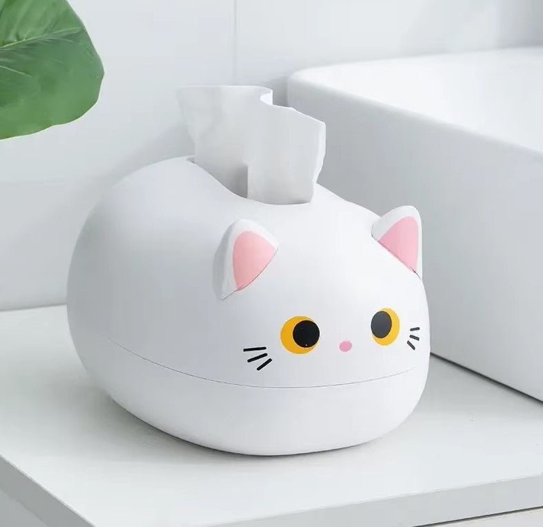 Kawaii Kat Servietboks - Elegant og Praktisk Tilbehør til Dit Hjem - FoxBox