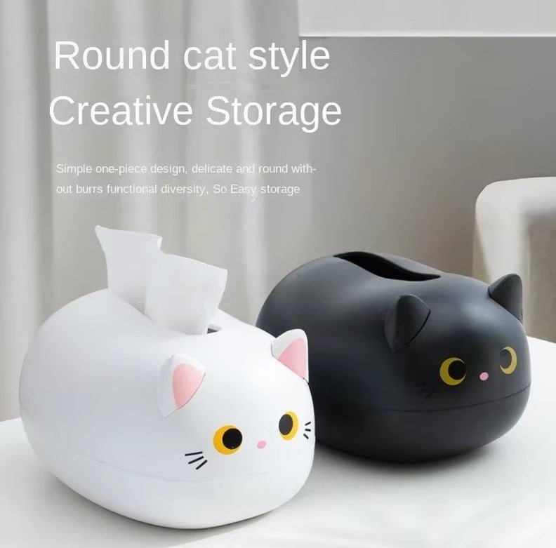 Kawaii Kat Servietboks - Elegant og Praktisk Tilbehør til Dit Hjem - FoxBox