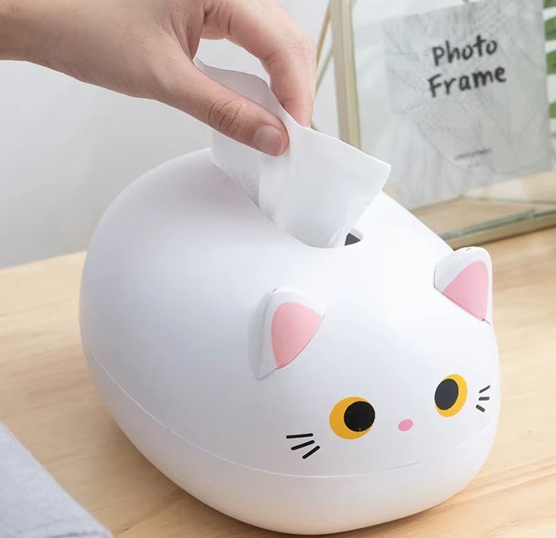 Kawaii Kat Servietboks - Elegant og Praktisk Tilbehør til Dit Hjem - FoxBox