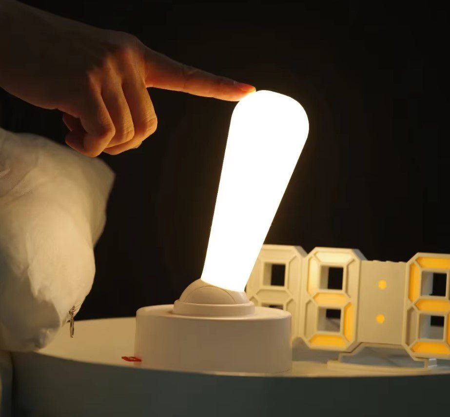 LED natlampe dekoration – perfekt gaveidé! Kreativ silikone væglampe med joystick - styring, 2 lysniveauer. Ideel som sove - eller sengebordslampe til hyggelig belysning - FoxBox