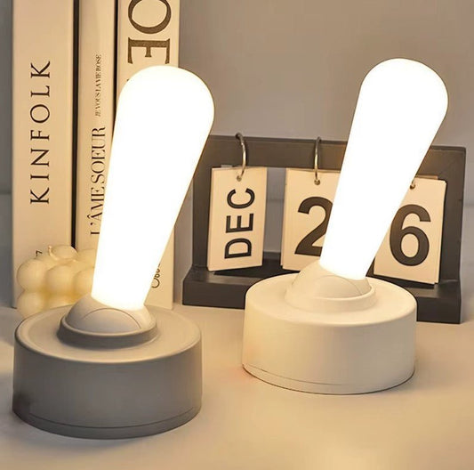 LED natlampe dekoration – perfekt gaveidé! Kreativ silikone væglampe med joystick - styring, 2 lysniveauer. Ideel som sove - eller sengebordslampe til hyggelig belysning - FoxBox