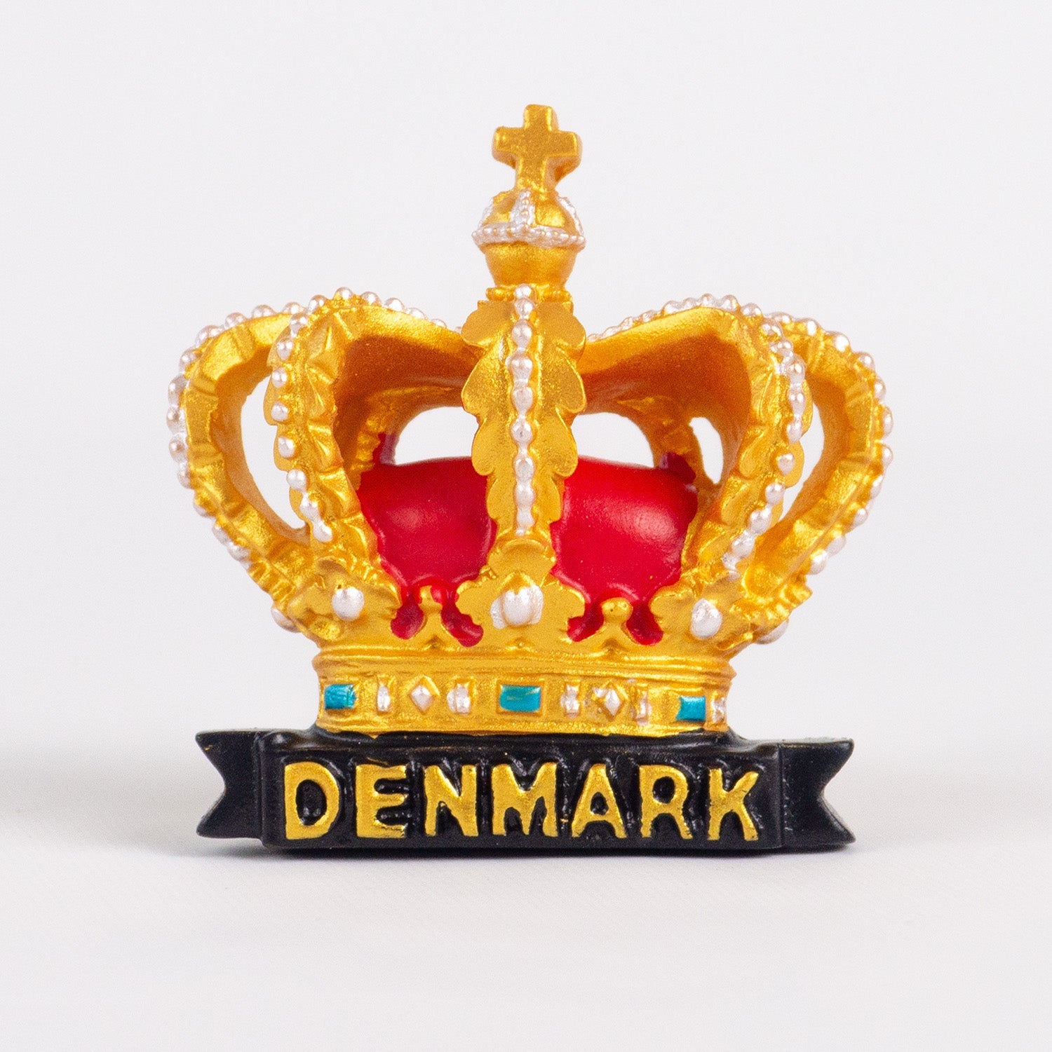 Magnet til Køleskab – Gave fra Danmark, Keramik, 5 - 6 cm - FoxBox