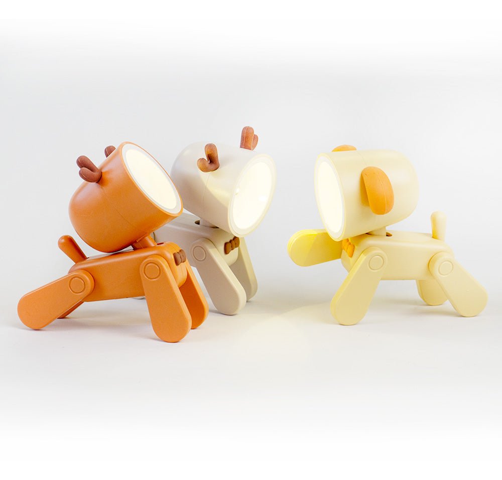 Mini natlampe USB genopladelig bordlampe Doggie - FoxBox