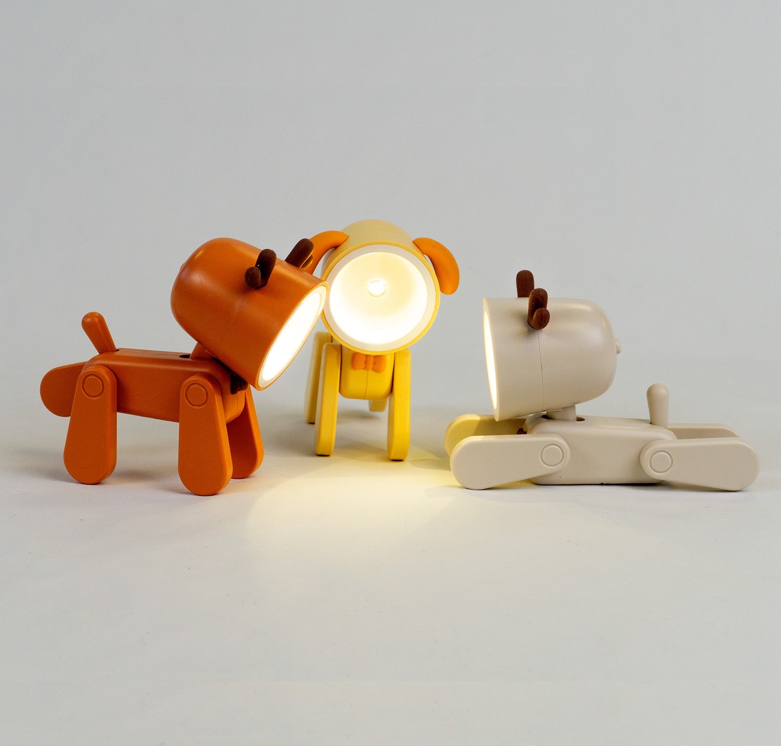 Mini natlampe USB genopladelig bordlampe Doggie - FoxBox