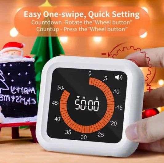Ny Roterende Timer – Smart, Stille og Visuel Tidsmåler til Børn og Voksne - FoxBox