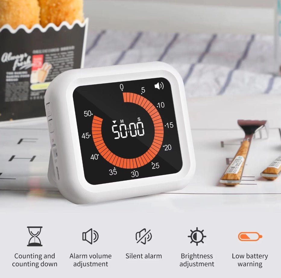 Ny Roterende Timer – Smart, Stille og Visuel Tidsmåler til Børn og Voksne - FoxBox