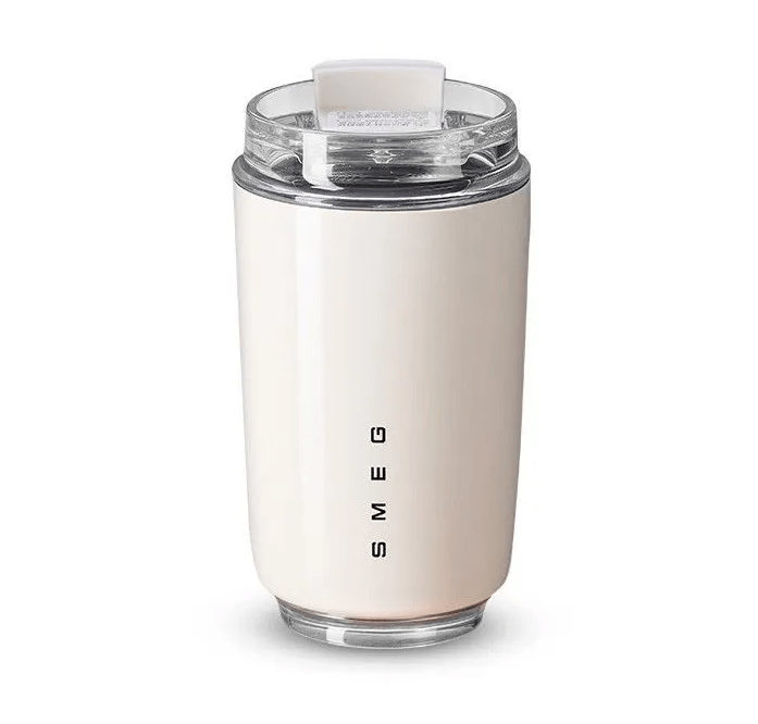 SMEG Milk White Beverage Cup 240ML Coffee Thermos - FoxBox