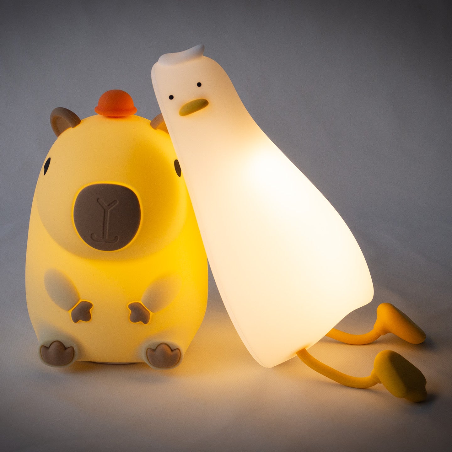 Sød Capybara Natlampe – Perfekt Lys og Dekoration til Dit Værelse! - USB - FoxBox