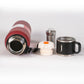 Stor Kapacitet 1000ml Kaffe Termos Vakuumflaske med Te Filter – Rejse Stainless Steel Vakuum Flaske, Holder Varme og Kulde (1L) - FoxBox