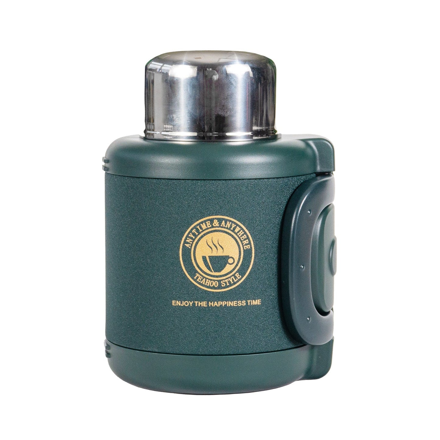 TEAHOO Kaffe Termosflaske med Temperaturdisplay, 316 Rustfrit Stål, Vakuum Termoflaske til Kaffe og Te med Stor Filter, 1200ml - FoxBox