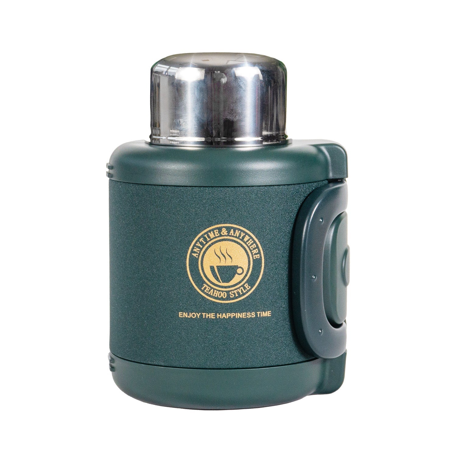 TEAHOO Kaffe Termosflaske med Temperaturdisplay, 316 Rustfrit Stål, Vakuum Termoflaske til Kaffe og Te med Stor Filter, 1200ml - FoxBox