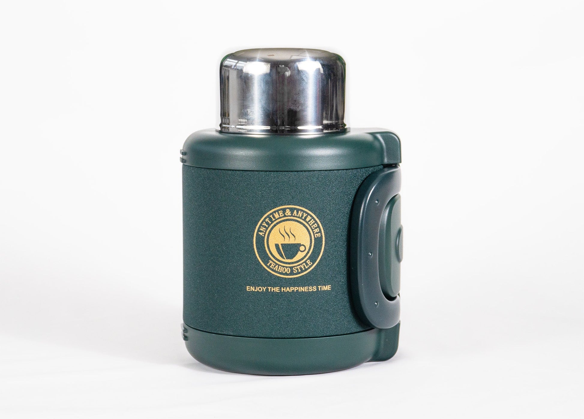 TEAHOO Kaffe Termosflaske med Temperaturdisplay, 316 Rustfrit Stål, Vakuum Termoflaske til Kaffe og Te med Stor Filter, 1200ml - FoxBox
