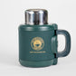 TEAHOO Kaffe Termosflaske med Temperaturdisplay, 316 Rustfrit Stål, Vakuum Termoflaske til Kaffe og Te med Stor Filter, 1200ml - FoxBox