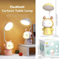 Tegneserie skrivebordslampe - energibesparende læselampe USB - opladning sovenatlampe LED Bordlampe til børn - Gave - FoxBox