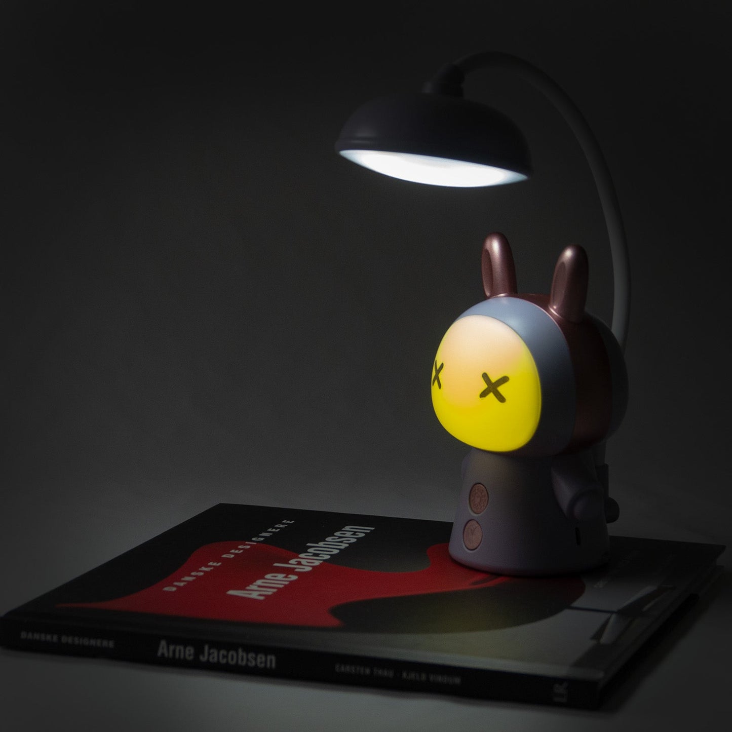 Tegneserie skrivebordslampe - energibesparende læselampe USB - opladning sovenatlampe LED Bordlampe til børn - Gave - FoxBox