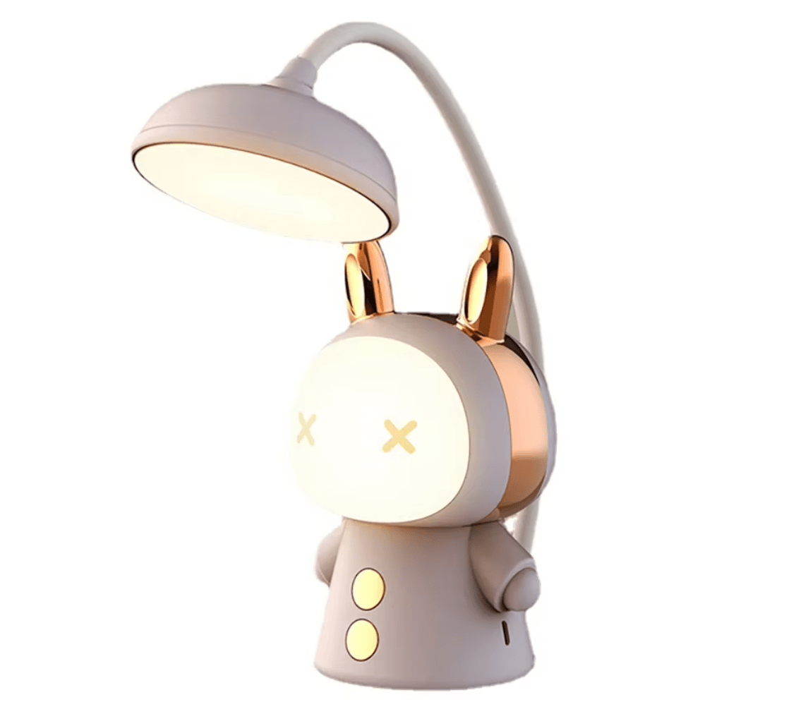 Tegneserie skrivebordslampe - energibesparende læselampe USB - opladning sovenatlampe LED Bordlampe til børn - Gave - FoxBox
